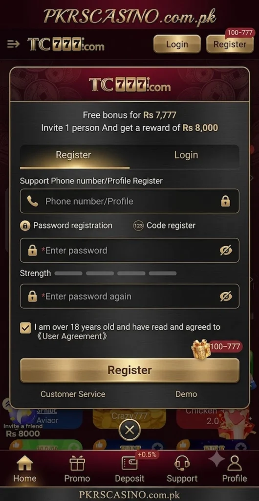 TC777 Game APK