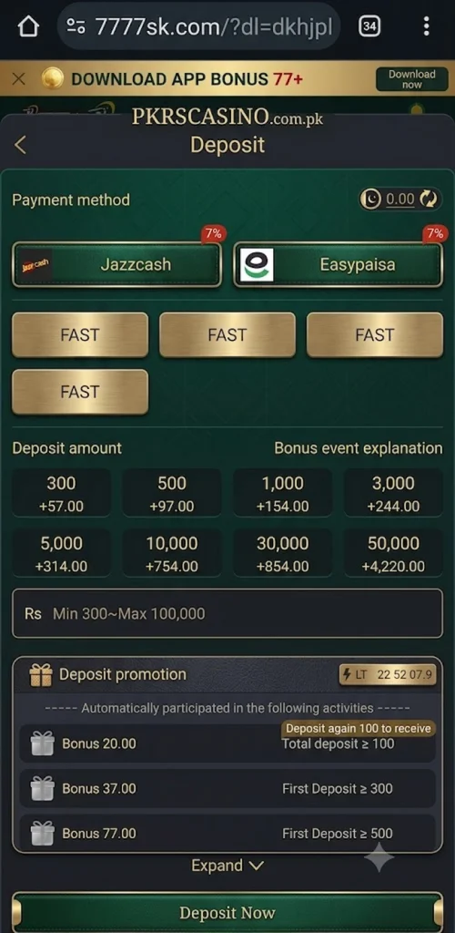 7777SK Game APK