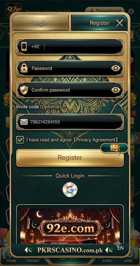 92E Game APK