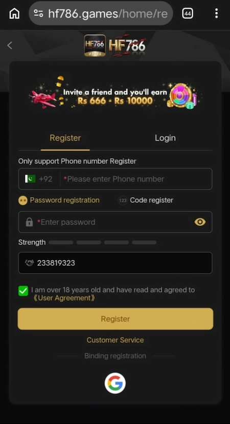 HF786 Game APK